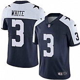 Nike Men & Women & Youth Cowboys 3 Mike White Navy Throwback NFL Vapor Untouchable Limited Jersey,baseball caps,new era cap wholesale,wholesale hats